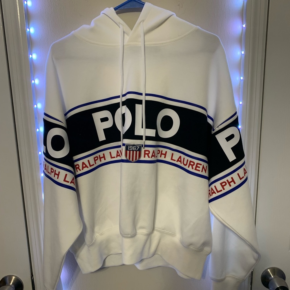 NWOT Women’s Polo sweatshirt- perfect condition a steal